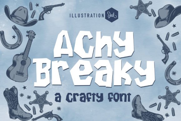 Achy Breaky: A Whimsical Sans Serif Font for Makers