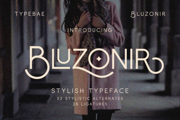 Bluzonir: A Modern Sans Serif Font for Editorial Design