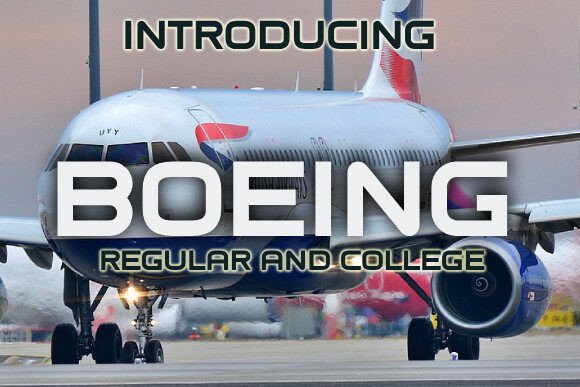 Boeing Font Review: A Bold Typeface for Campaigns