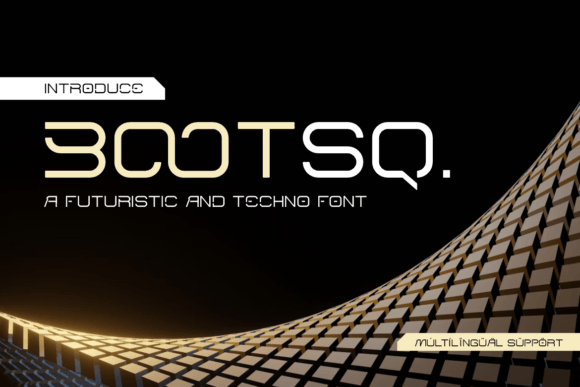 Bootsq: A Minimal Sans Serif Font for Editorial Design
