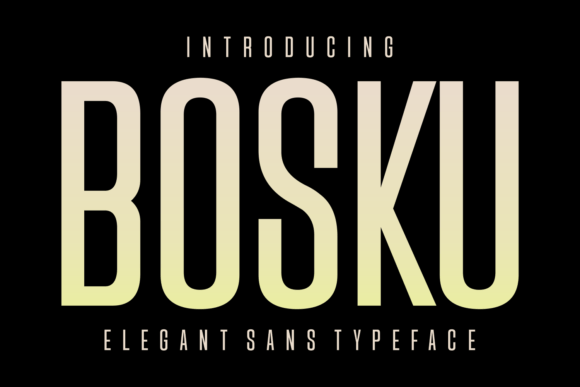 Bosku: The Versatile Sans Serif Font for Marketers