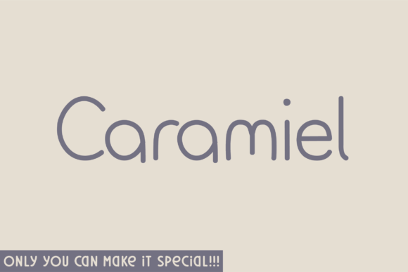 Caramiel Typeface: Clarity for Campaigns