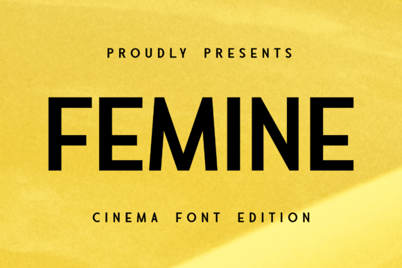Femine Typeface: A Fresh Sans Serif for Editorial Design