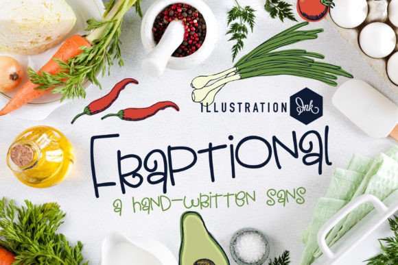 Fraptional: A Handwritten Font for Modern Brands