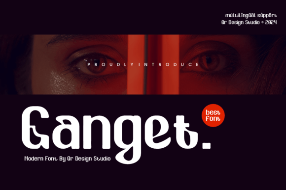 Ganget Font: A Minimal Typeface for Crafters