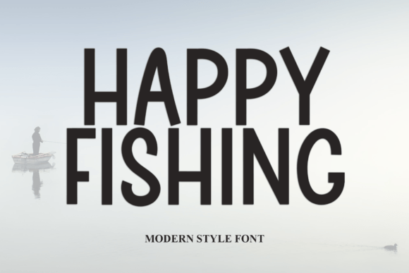 Happy Fishing: A Fresh Sans Serif Font for Modern Campaigns