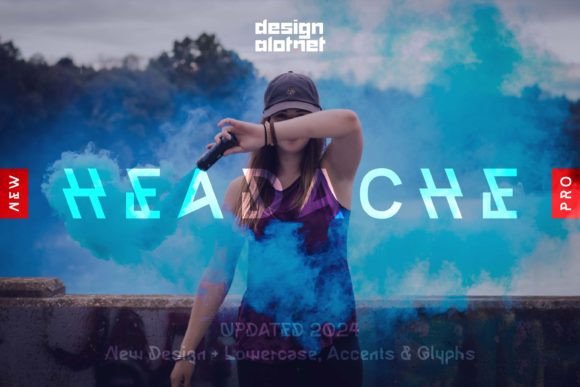 Headache Pro: A Modern Sans Serif Typeface for Web