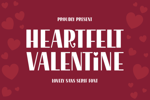 Heartfelt Valentine Font for Small Business Branding