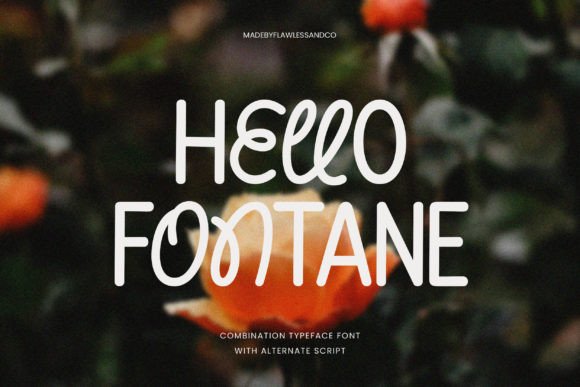 Hello Fontane Typeface for Brand Identity