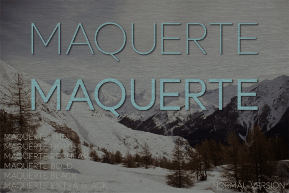 Maquerte: A Minimalist Sans Serif Font for Editorial Elegance