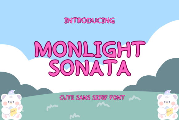 Monlight Sonata: The Clean Sans Serif Typeface for Modern Campaigns