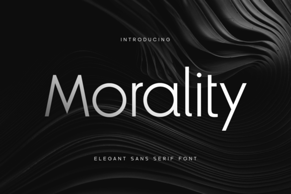 Morality Typeface: A Sleek Sans Serif for Modern Brands