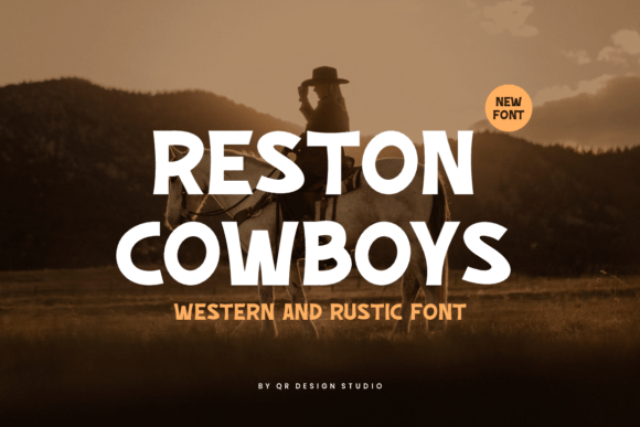 Reston Cowboys: A Bold Sans Serif Typeface for Modern Editorial Design