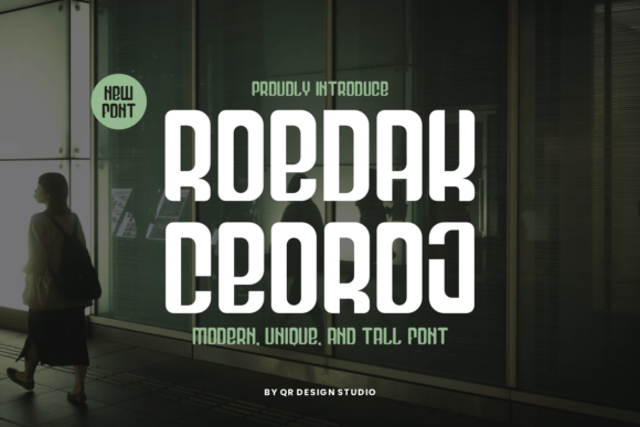 Roedak Ceoroj: A Bold Sans Serif Font for Modern Campaigns