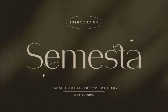 Semesta Font: A Fresh Sans Serif for Brand Identity
