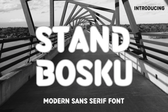 Stand Bosku: A Modern Sans Serif Typeface for Branding