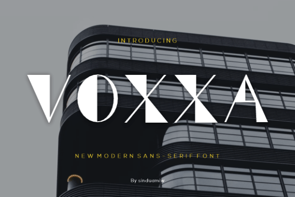 Voxxa: A Quirky Sans Serif Font for Modern Web Design