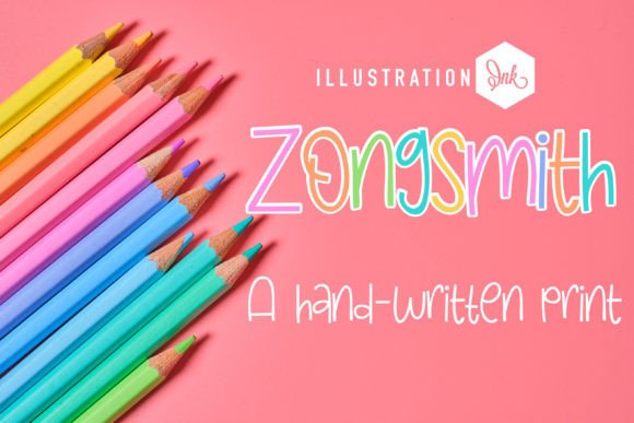 Zongsmith Font: A Whimsical Typeface for Makers